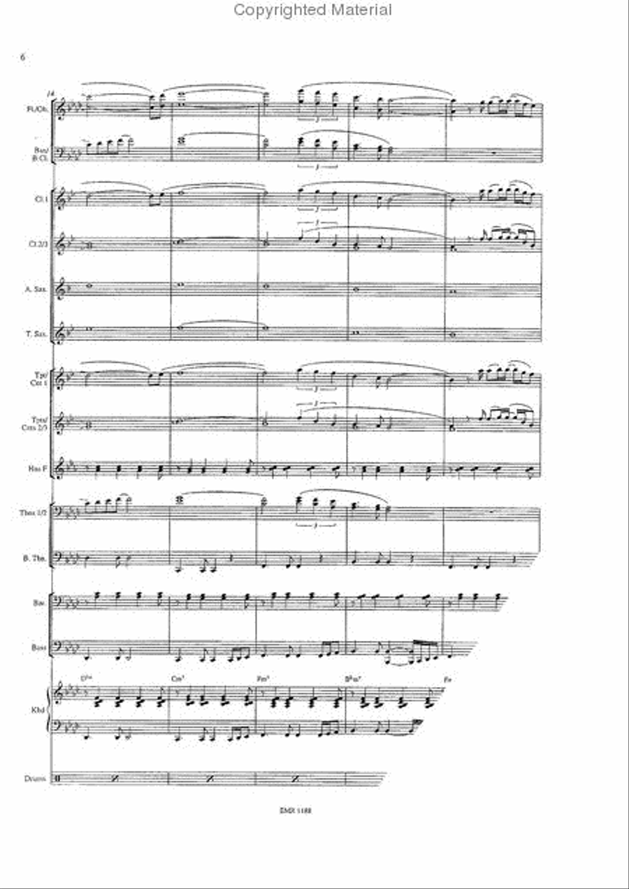 We've Only Just Begun Concert Band scores gallery preview page 6