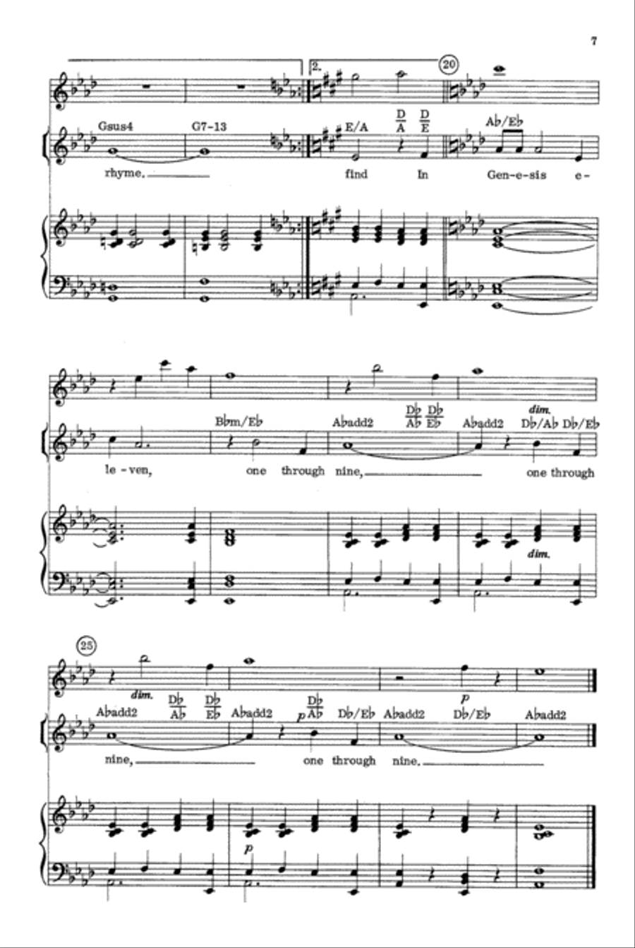 Babble at Babel Unison Choir scores gallery preview page 11