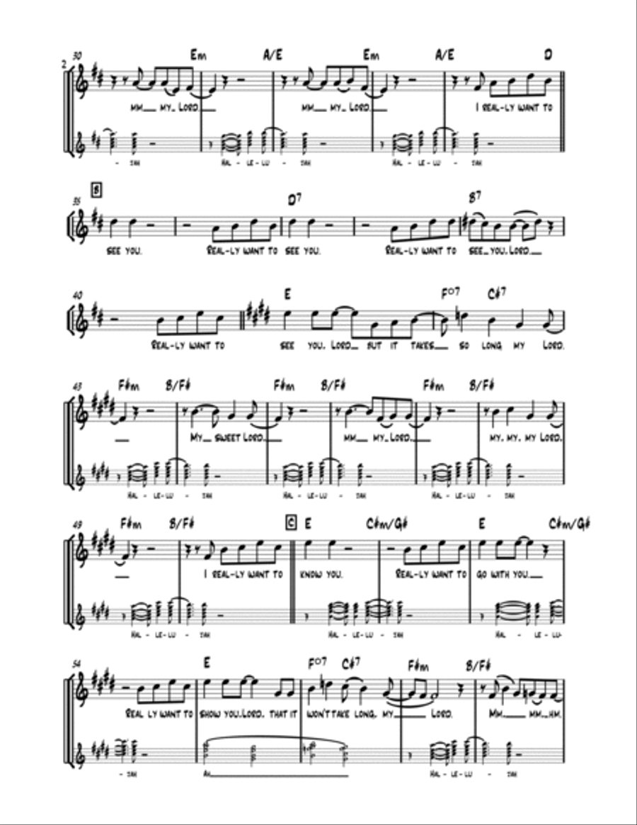 My Sweet Lord Piano scores gallery preview page 2