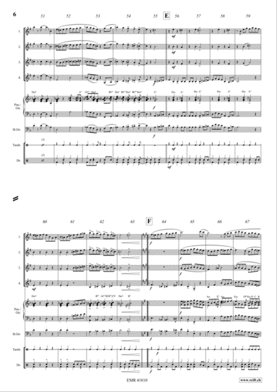 Fascinatin' Gospels Fascinatin' Gospels Clarinet scores gallery preview page 6