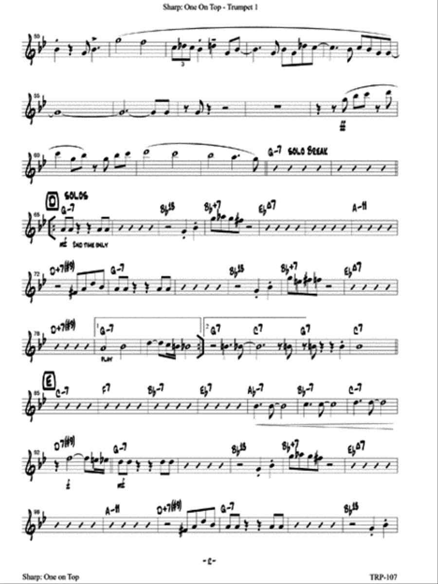 One on Top Small Ensemble scores gallery preview page 7