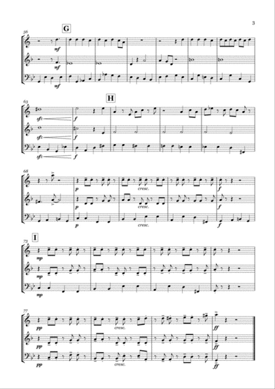 It Don't Mean A Thing (If It Ain't Got That Swing) Brass Ensemble scores gallery preview page 3