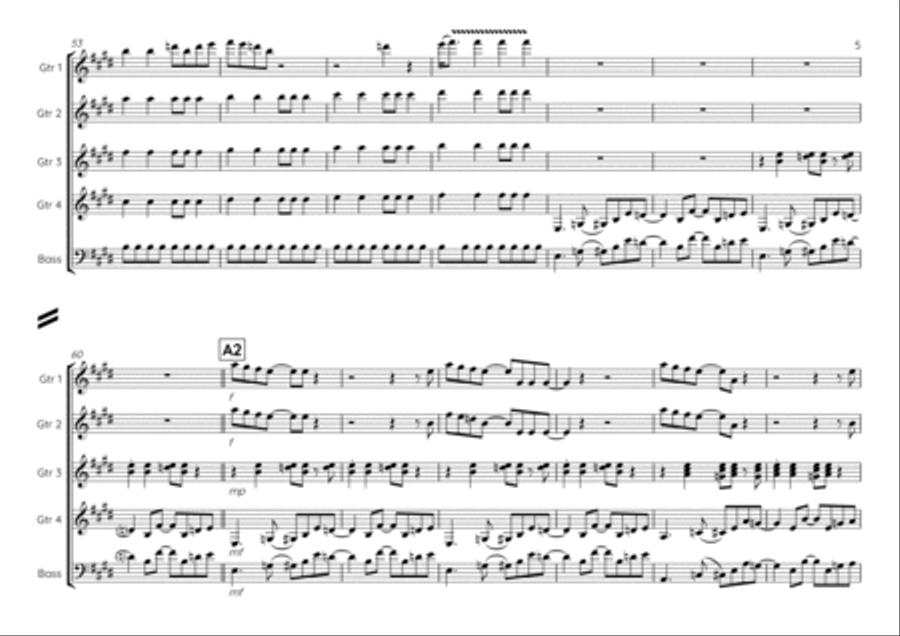 Day Tripper Day Tripper Electric Guitar scores gallery preview page 5