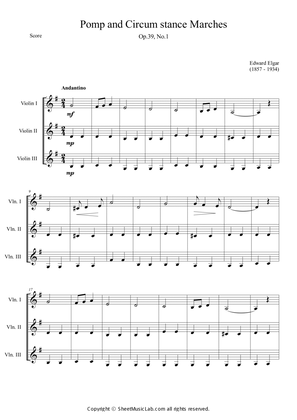 Book cover for Pomp and Circumstance Marches Op.39