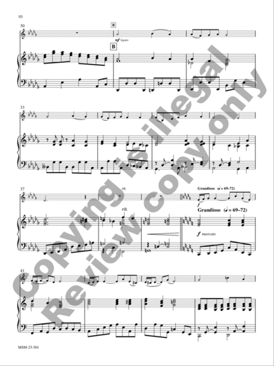 When Morning Gilds the Skies Trumpet scores gallery preview page 6