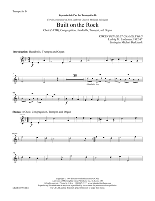 Book cover for Built on the Rock (Downloadable Instrumental Parts)