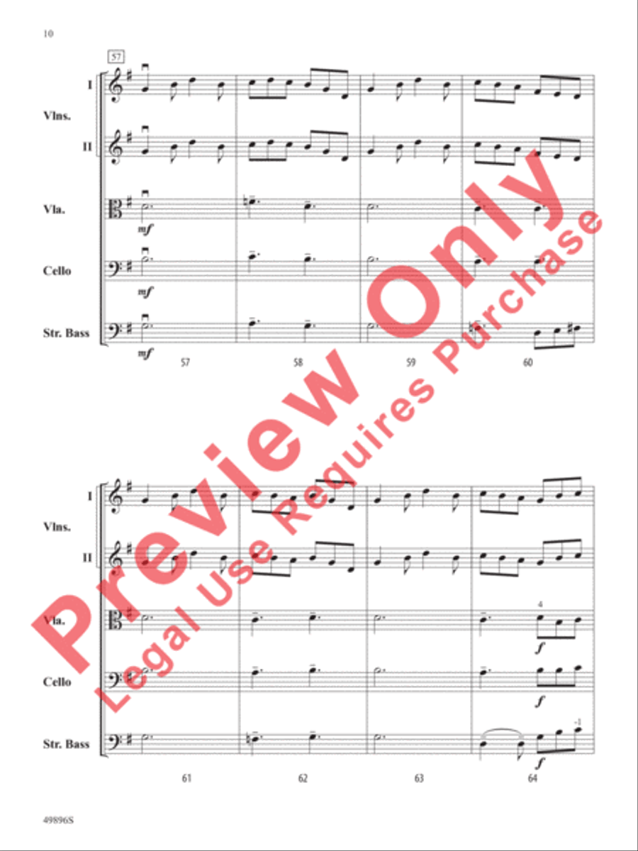 Patty's Reel Patty's Reel String Orchestra scores gallery preview page 11