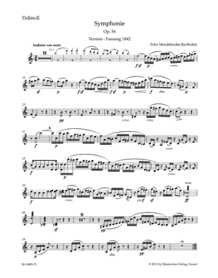 Symphony a-moll, Op. 56 'Scottish'