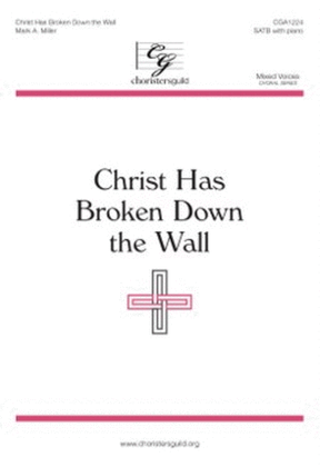 Book cover for Christ Has Broken Down the Wall