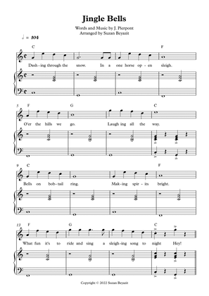 Jingle Bells - Easy Duet (Piano & Violin Duet)