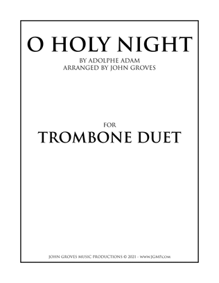 Book cover for O Holy Night - Trombone Duet
