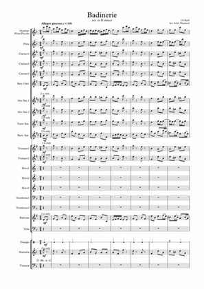 Badineri - from from Orchestral Suite No. 2 in B minor