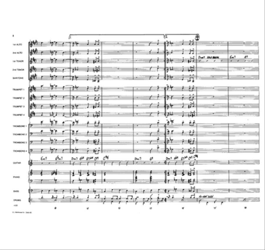 One For Woody Jazz Ensemble scores gallery preview page 7