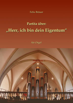 Book cover for Partita über: "Herr, ich bin dein Eigentum" ("Straf mich nicht in deinem Zorn")