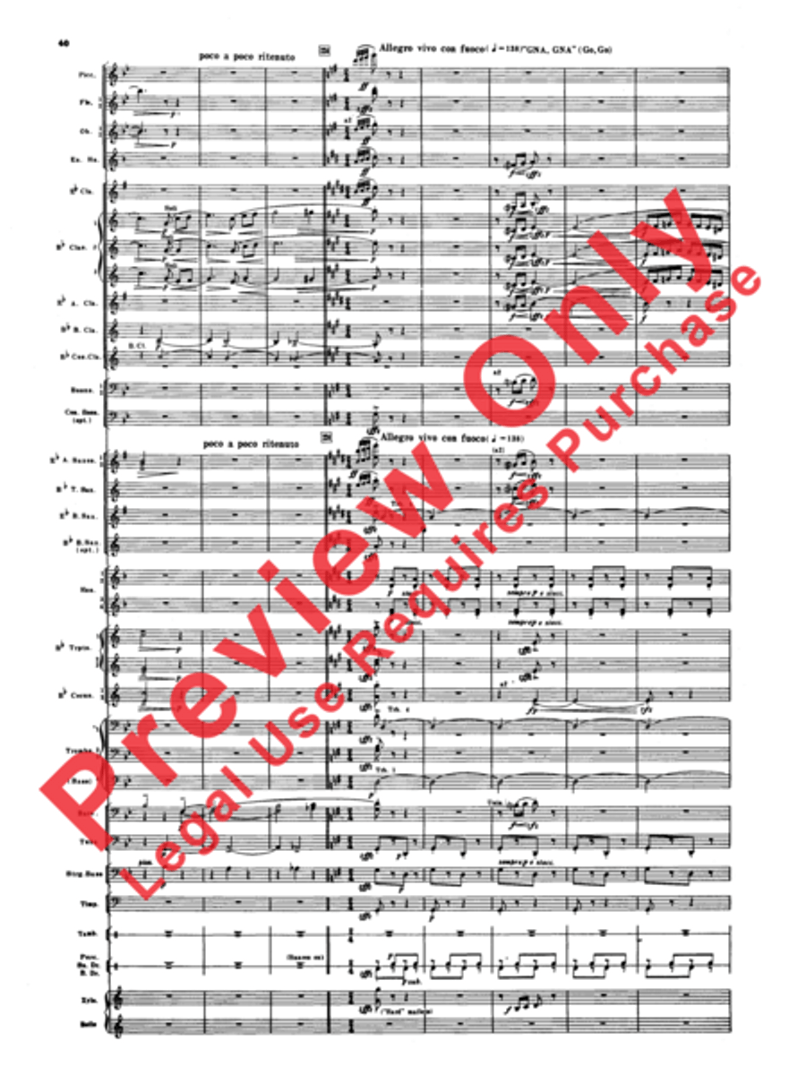 Armenian Dances, Part 1 Armenian Dances, Part 1 Concert Band scores gallery preview page 41