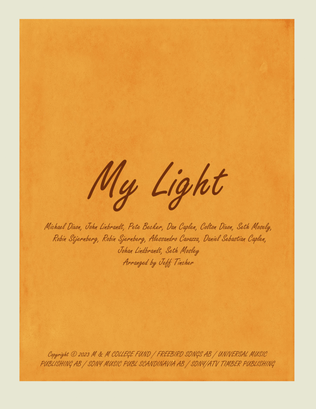 Book cover for My Light