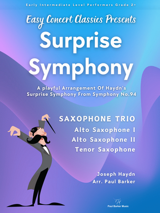 Book cover for Surprise Symphony (Saxophone Trio)