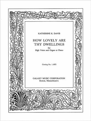 Book cover for How Lovely Are Thy Dwellings