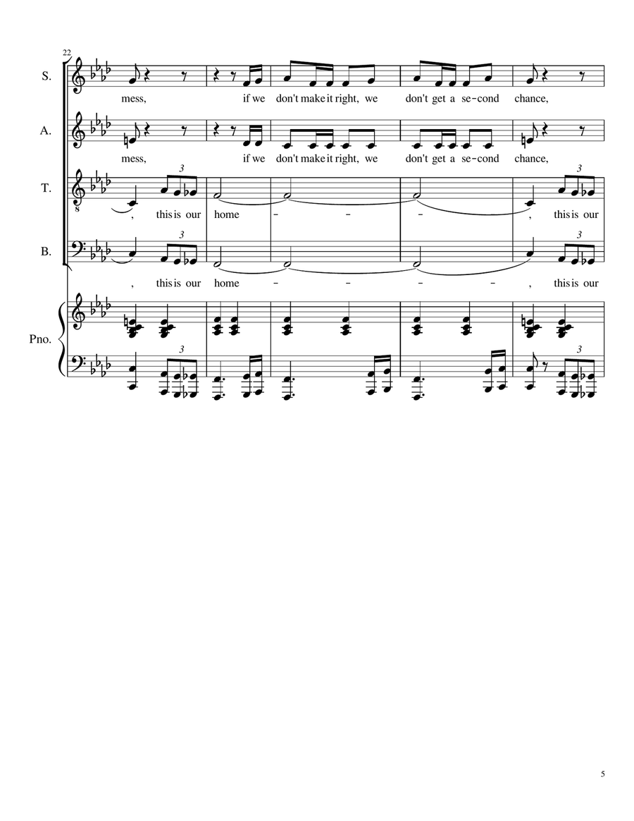 This Is Our Home This Is Our Home 4-Part scores gallery preview page 5