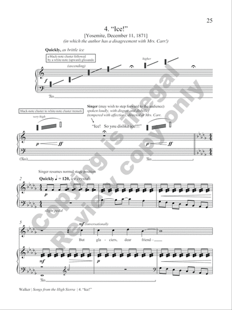 Songs from the High Sierra High Voice scores gallery preview page 13