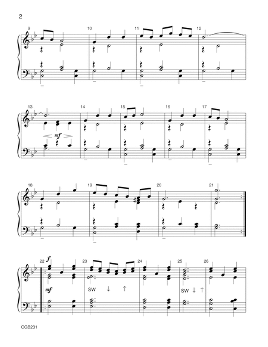 Quiet Reflections Quiet Reflections Handbell Choir scores gallery preview page 2