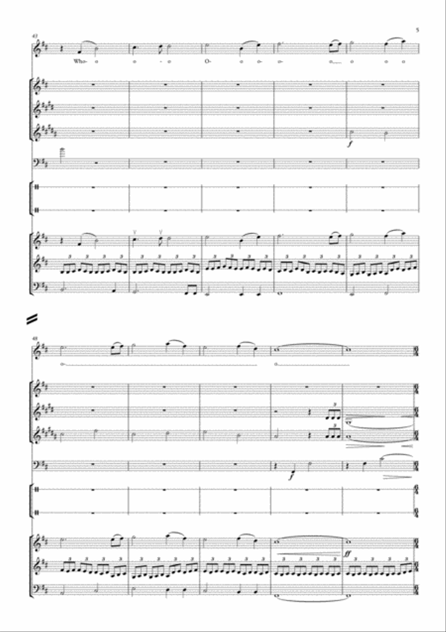 Rumpel's Defeat Large Ensemble scores gallery preview page 5