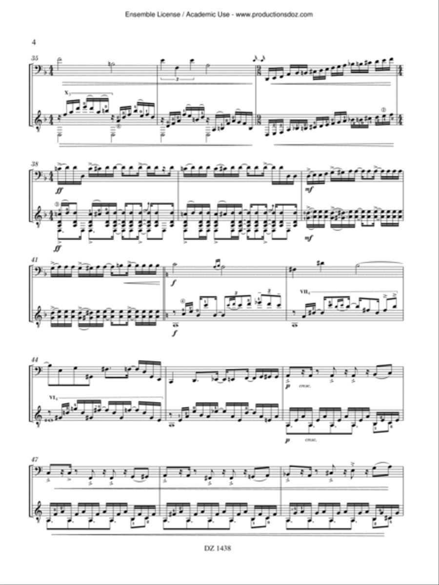 Concertino del Mago Concertino del Mago Trombone scores gallery preview page 4