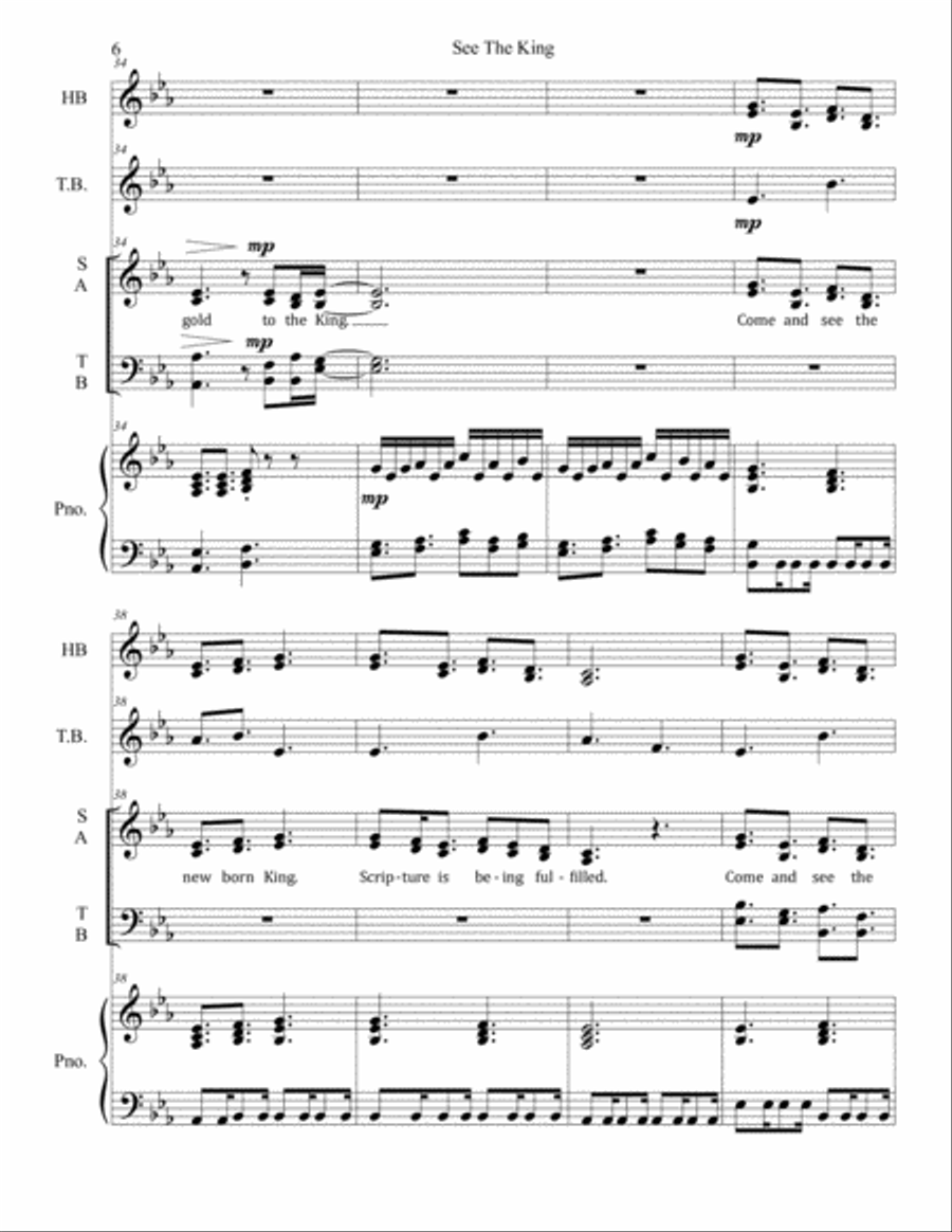 See The King 4-Part scores gallery preview page 6