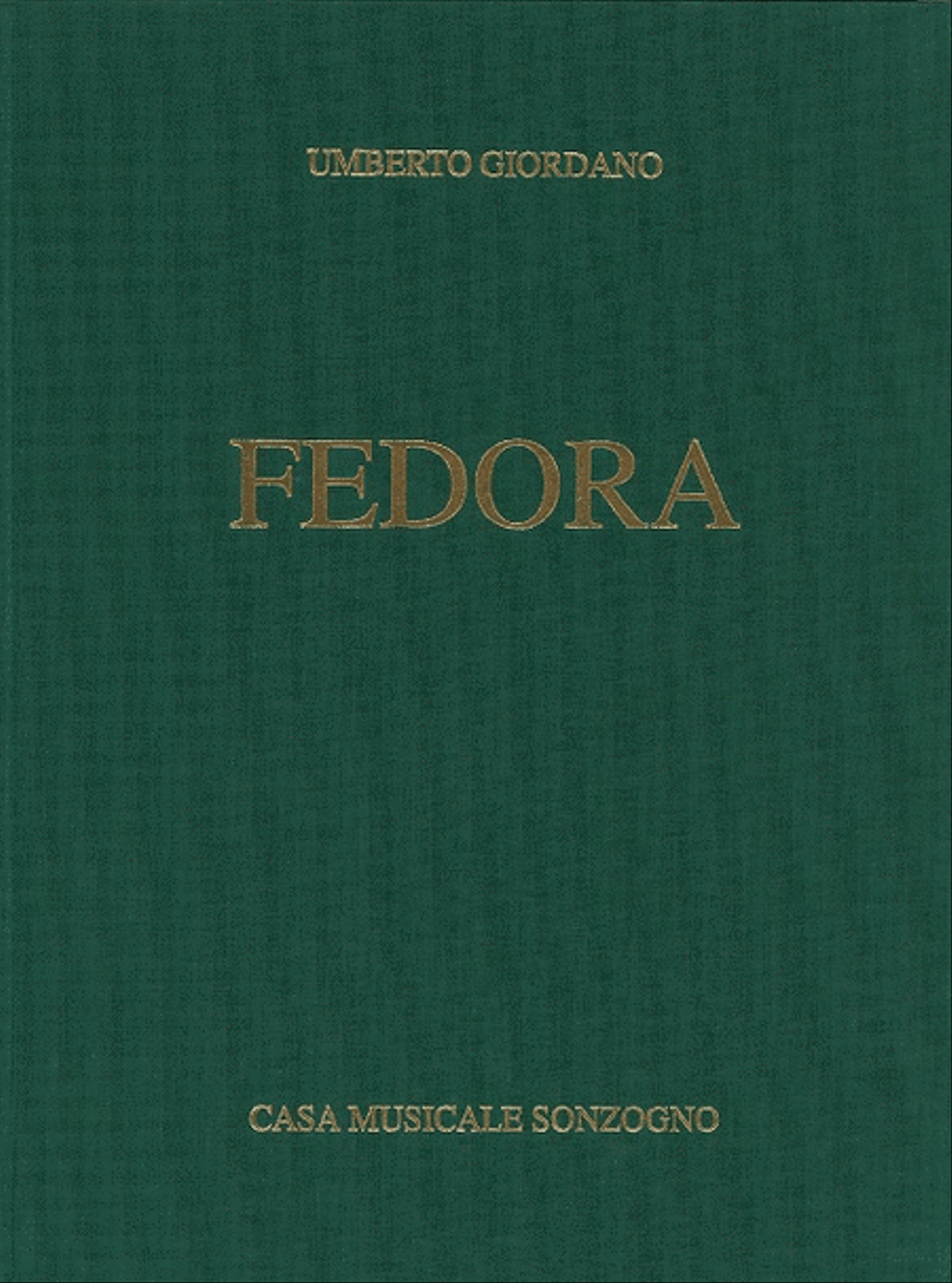 Fedora, Opera Completa (Rilegata) Voice Solo scores gallery preview page 1
