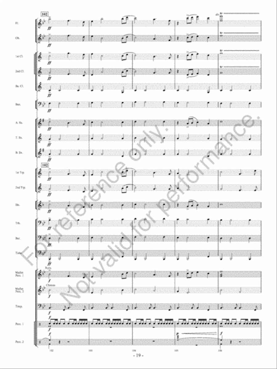 Sedona Concert Band scores gallery preview page 20