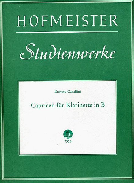 Capricen fur Klarinette in B