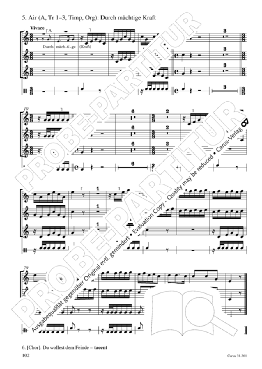 Bach for Brass 1: Cantatas I Voice scores gallery preview page 111