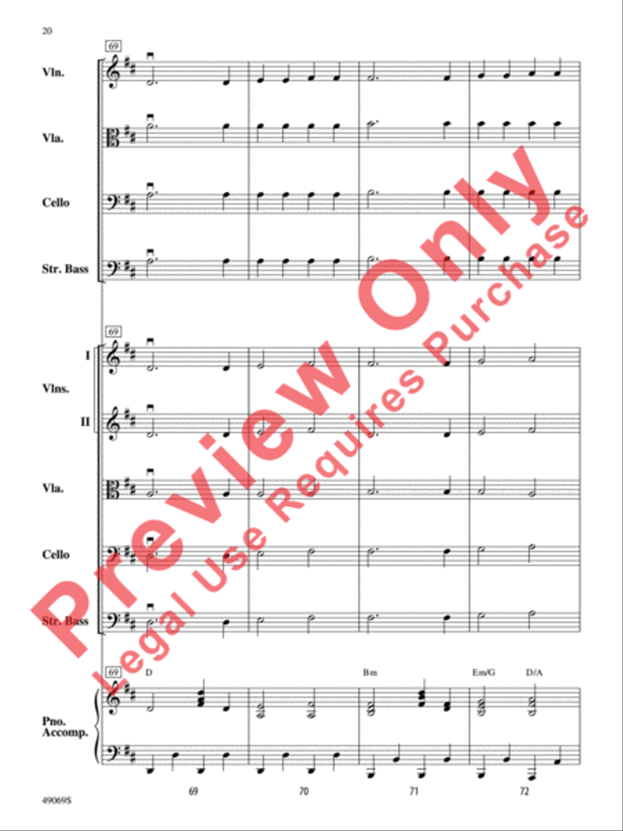 Hunters of Avatar String Orchestra scores gallery preview page 21