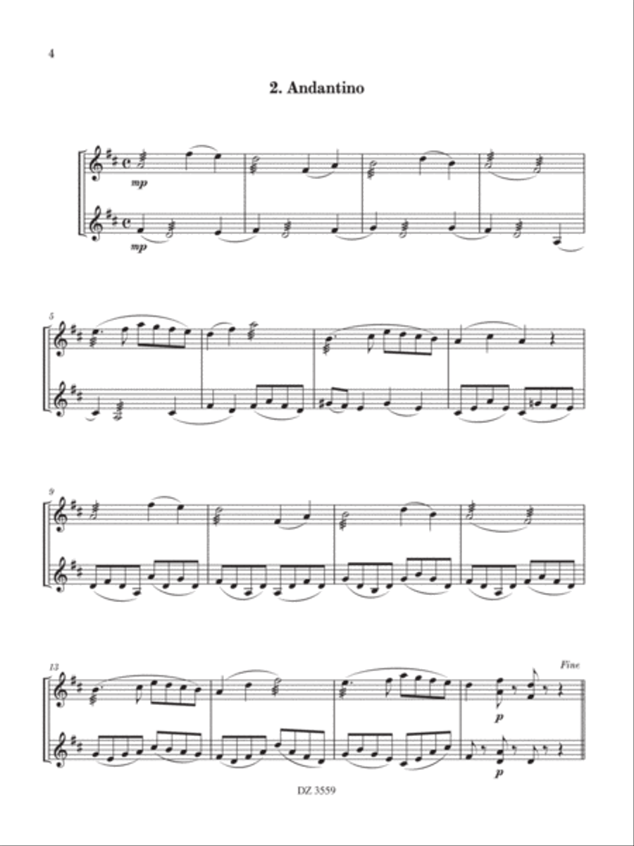 25 Duos Mandolin scores gallery preview page 4