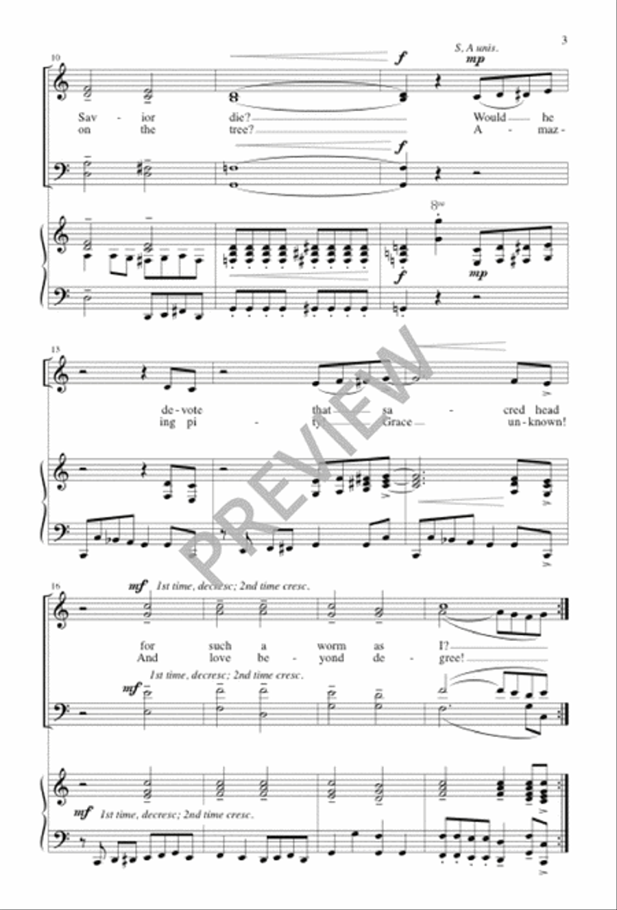 At the Cross 4-Part scores gallery preview page 3