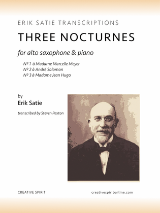 THREE NOCTURNES for Alto Saxophone and Piano
