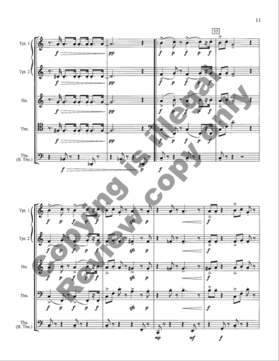 Inaugural Marches Inaugural Marches Brass Quintet scores gallery preview page 26