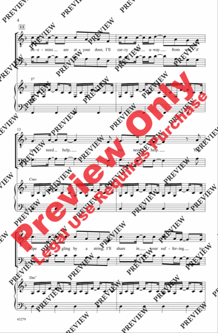 Gone, Gone, Gone Gone, Gone, Gone Men's Choir scores gallery preview page 4