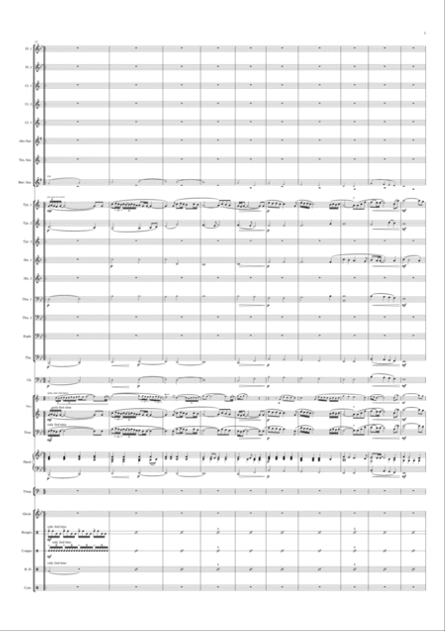 Gabriel's Oboe Gabriel's Oboe Large Ensemble scores gallery preview page 3