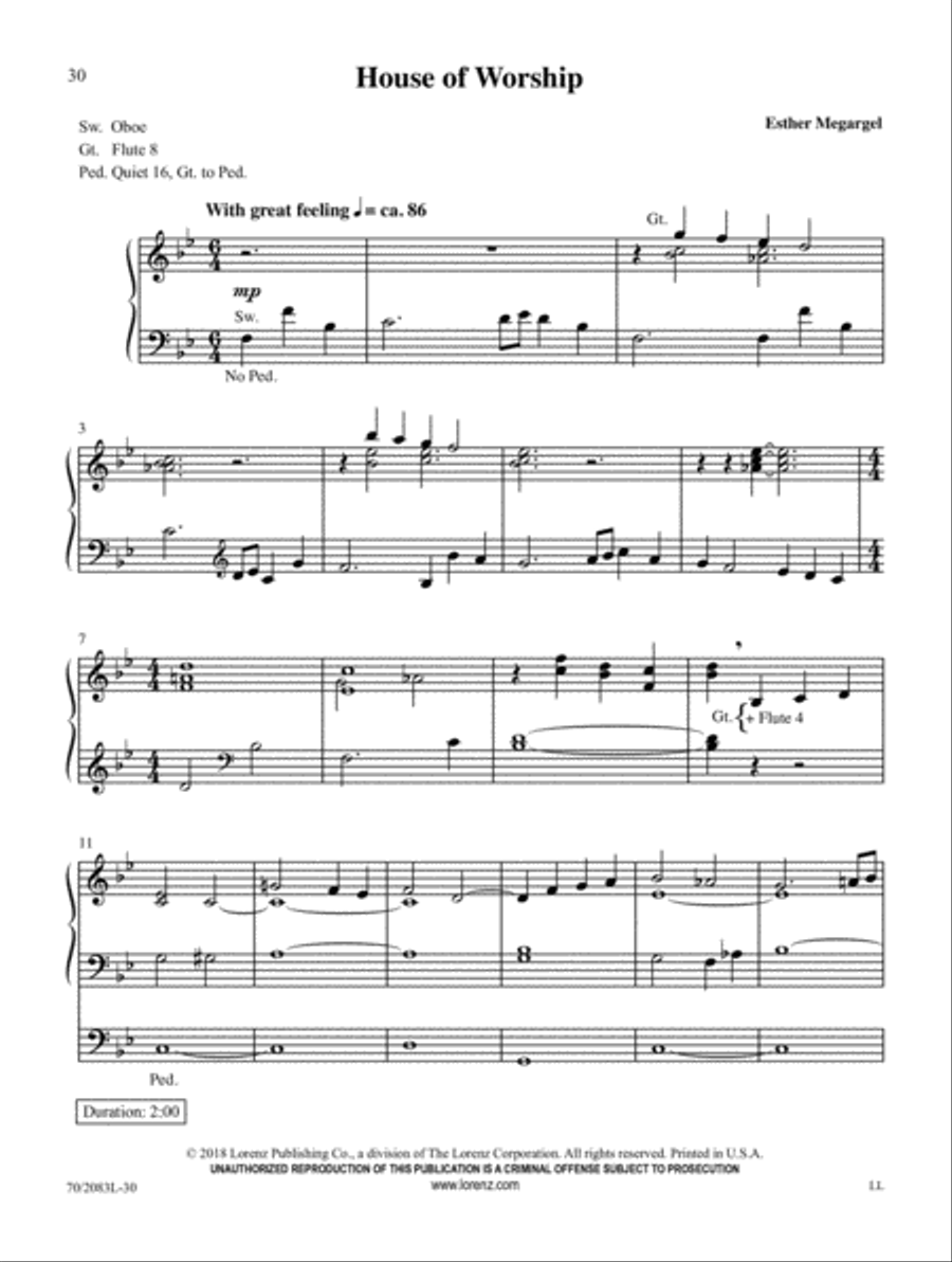 Preludes and Postludes Preludes and Postludes Organ Solo scores gallery preview page 9