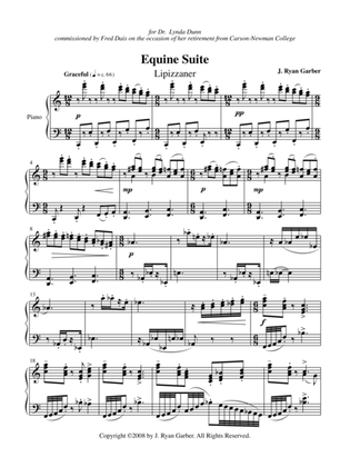 Equine Suite (for solo piano)