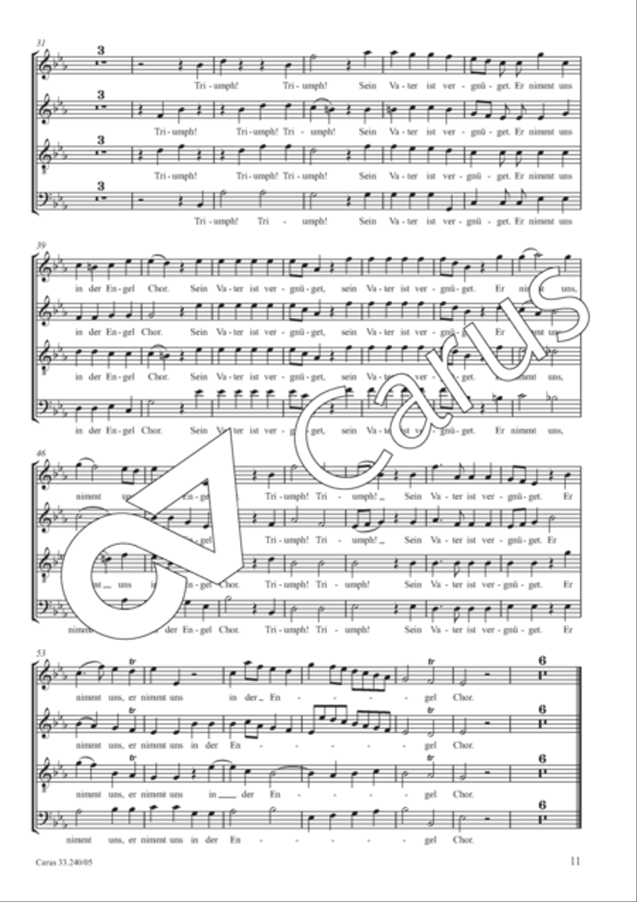 The Resurrection and Ascension of Jesus 4-Part scores gallery preview page 12