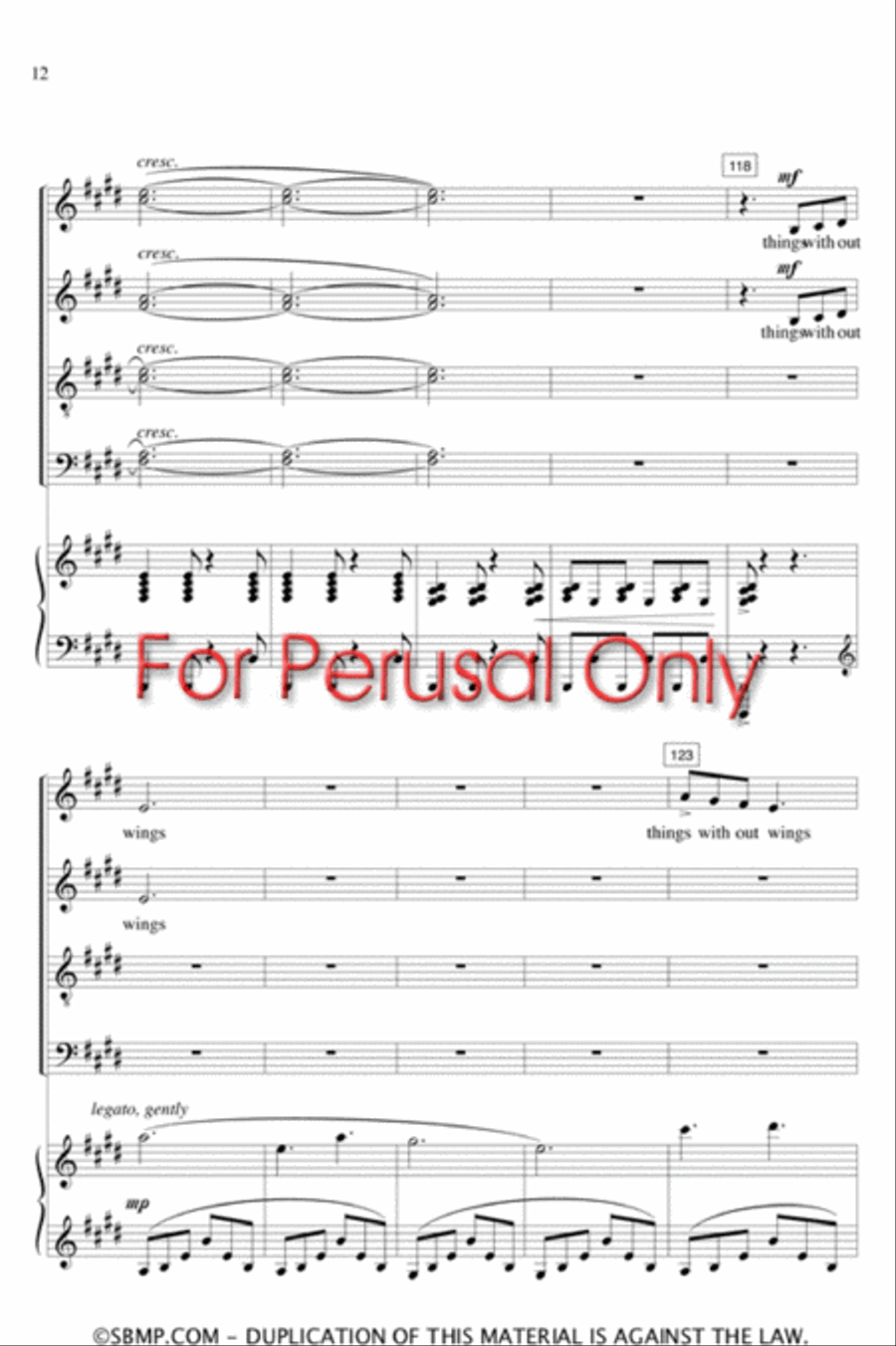 porky & porkie - SATB Octavo 4-Part scores gallery preview page 12