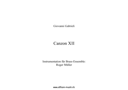 Canzon XII image number null