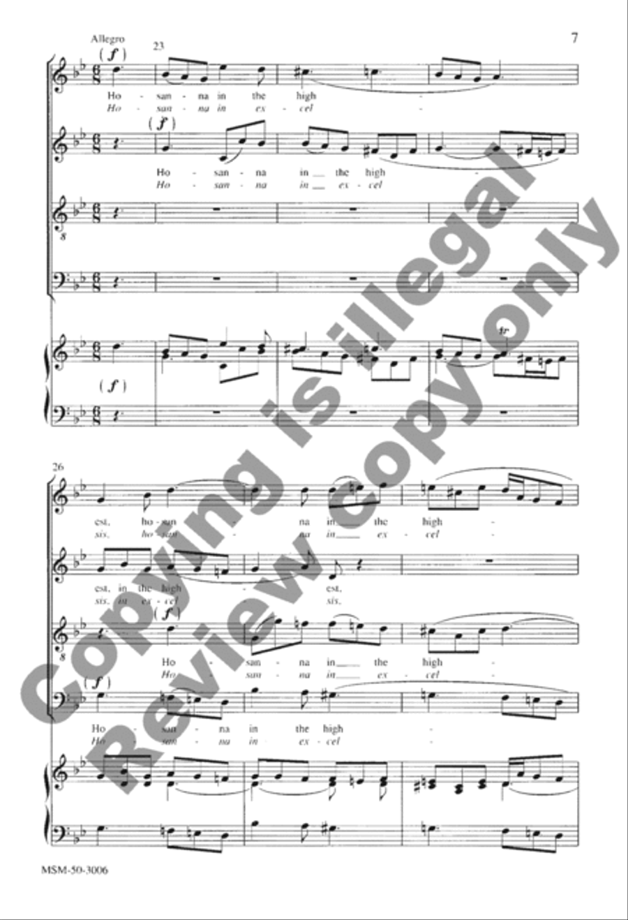 Holy, Holy, Holy Holy, Holy, Holy 4-Part scores gallery preview page 15