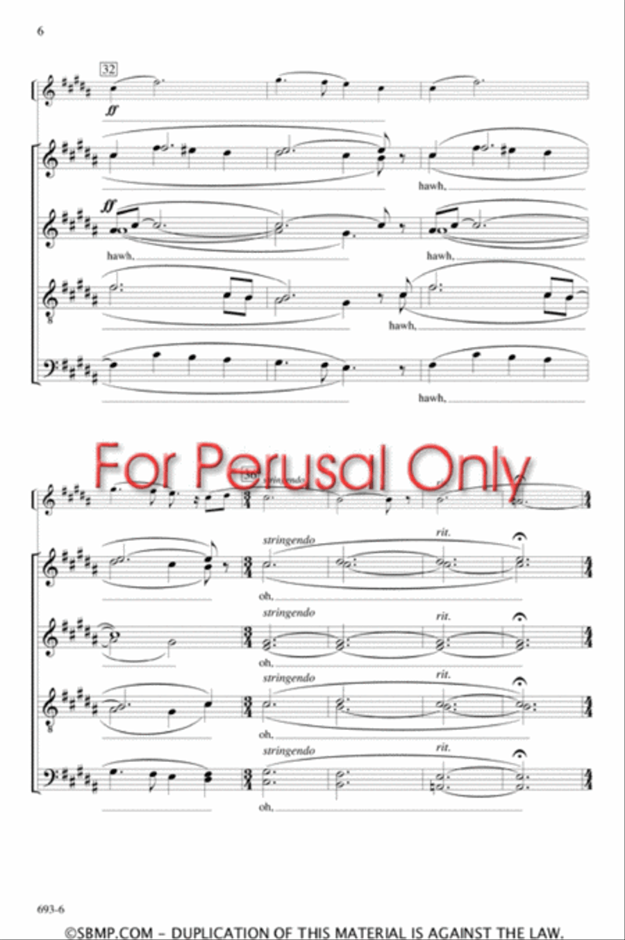 when god decided to invent - SATB Octavo 4-Part scores gallery preview page 6