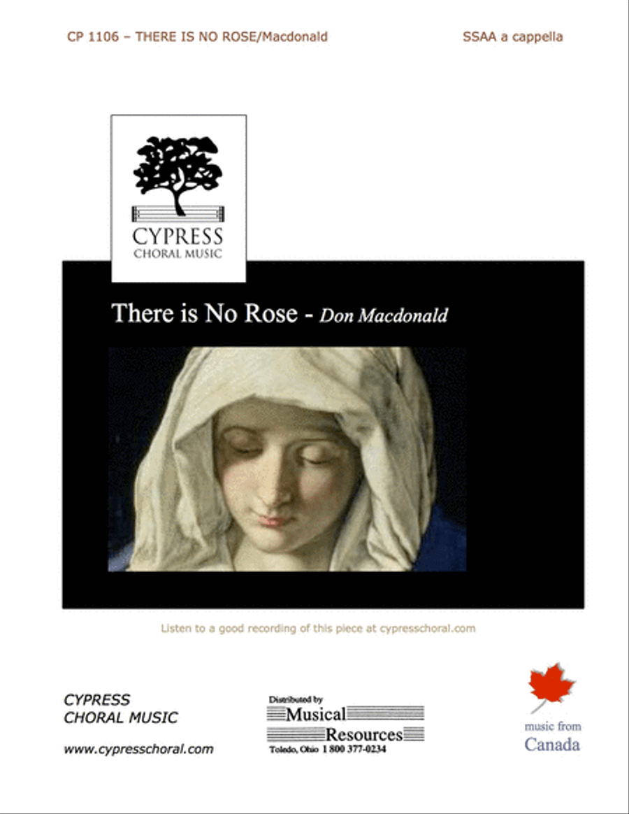 There Is No Rose SSAA scores gallery preview page 1