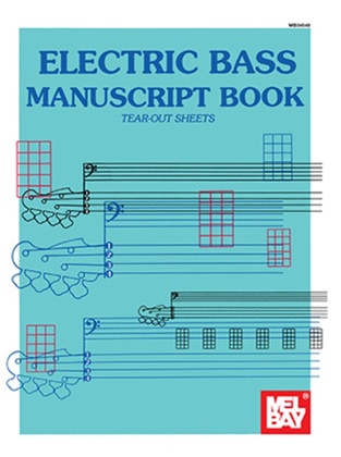 Electric Bass Manuscript Tab & Notation 32 Pages