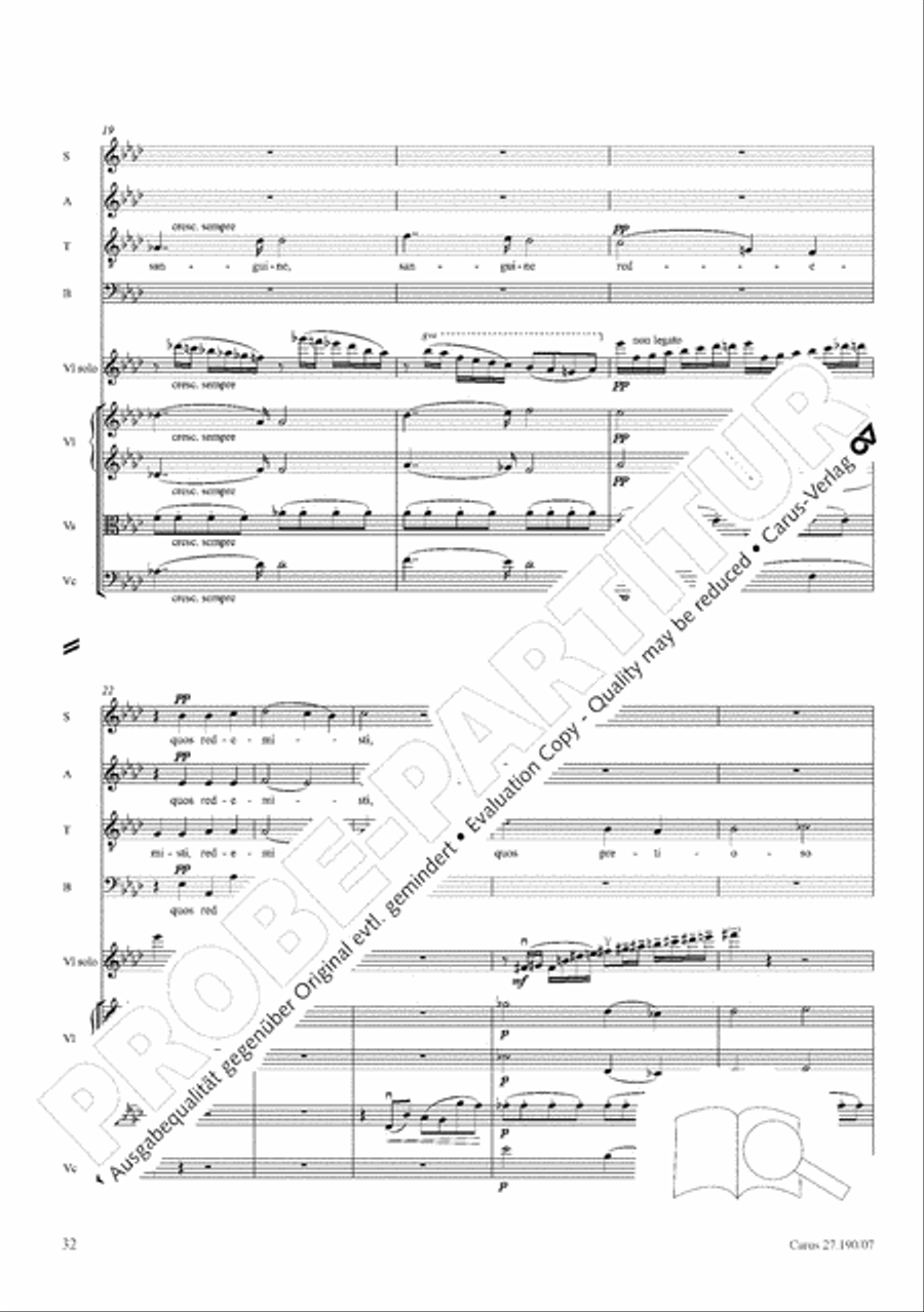 Te Deum 4-Part scores gallery preview page 40