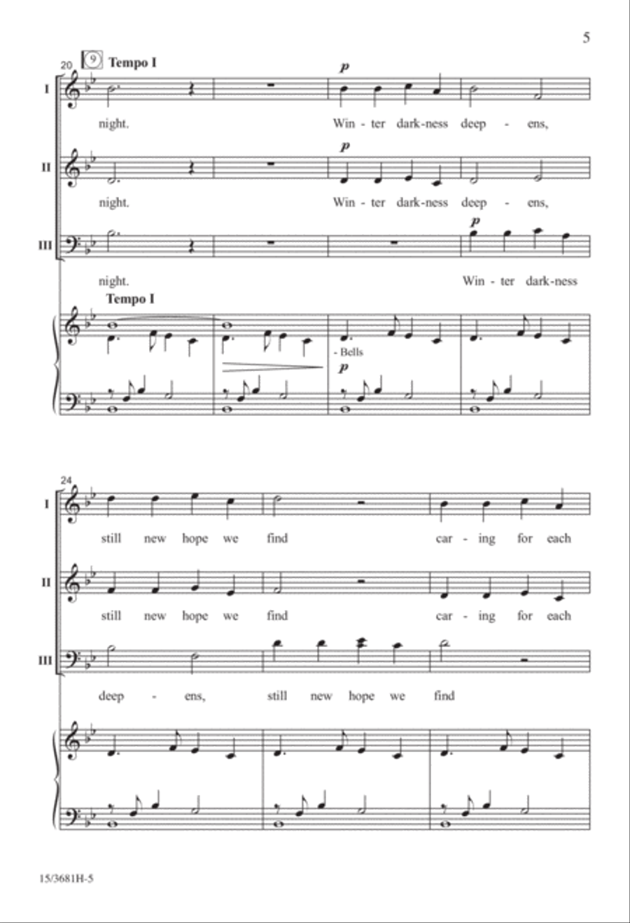 My Winter Wish 3-Part scores gallery preview page 5